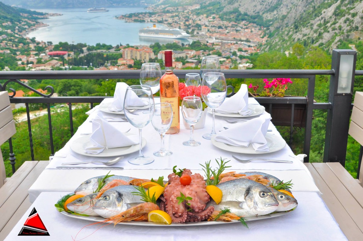 Kotor - Perast with tasting traditional food and wine